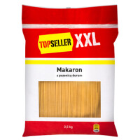 Topseller Xxl Makaron Spaghetti Z Dodatkiem Pszenicy Durum 2,5 Kg - TOPSELLER XXL