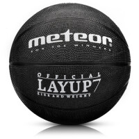 Piłka Koszykowa Meteor Layup 7 Kolor Czarny - Meteor
