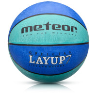 Piłka Koszykowa Meteor Layup 7 Kolor Niebieski - Meteor