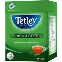 Herbata Tetley Black & Green 72 Torebki X 2G - Tetley