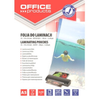 Folia Do Laminowania Office Products A5 2X80Mikr Błyszcząca 100Szt Transparentna - OFFICE PRODUCTS