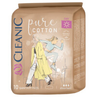 Cleanic Pure Cotton Podpaski Na Dzień 10 Szt. - Cleanic
