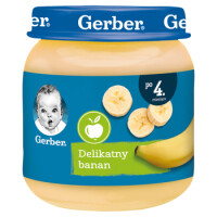 Gerber Deserek Delikatny Banan Po 4 Miesiącu 125 G - Gerber