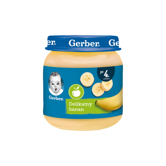 Gerber Deserek Delikatny Banan Po 4 Miesiącu 125 G - Gerber