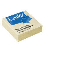 Bloczki Mini Samoprzylepne Bantex 50X50Mm, 240 Kartek, Żółte - Bantex