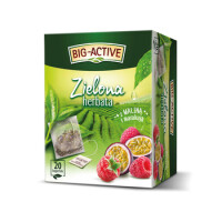 Big-Active Herbata Zielona Z Maliną I Marakują (20Tb X 1,7G) - Big Active