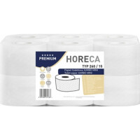 Horeca Premium Papier Toaletowy Jumbo Mini Typ 260/15 12 Rolek 3-Warstwowy - HORECA