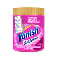 Vanish Oxi Action Pink Odplamiacz Do Tkanin W Proszku 470G - Vanish
