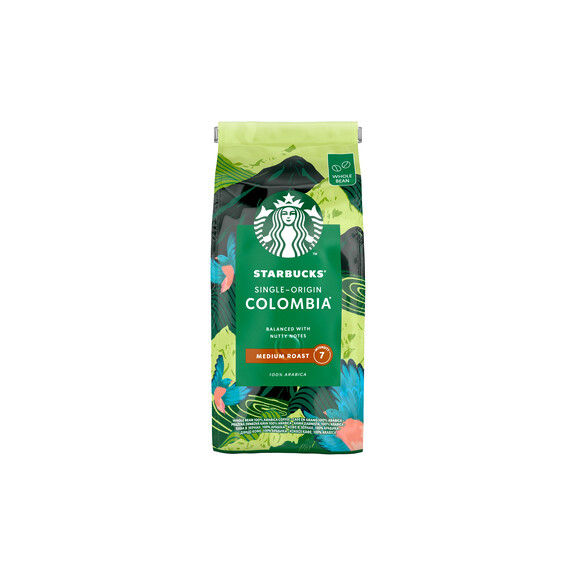 Starbucks Single-Origin Colombia 100% Arabica Całe Ziarna 450 G - STARBUCKS