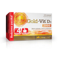 Gold-Vit D3 2000 120 Tabletek Olimp Labs - OLIMP LABS