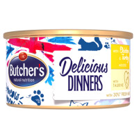 Butcher’s Delicious Dinners Cat Z Kurczakiem I Indykiem Mus 85G - Butcher's