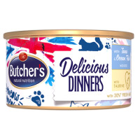 Butcher’s Delicious Dinners Cat Z Tuńczykiem I Rybami Oceanicznymi Mus 85G - Butcher's