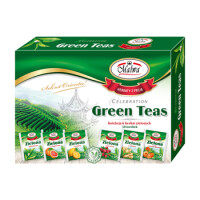 Malwa Green Teas Kolekcja 6 Herbat Zielonych 30 Torebek (30X2G) 60G - Malwa
