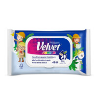 Nawilżany Papier Toaletowy Velvet Junior 48 Sztuk - VELVET