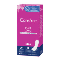 Carefree Plus Long Fresh Scent, Wkładki Higieniczne 40 Szt. - Carefree