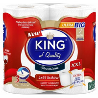 King Ręcznik Papierowy 2 Rolki 3-Warstwowy - KING