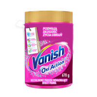 Vanish Oxi Action Pink Odplamiacz Do Tkanin W Proszku 625G - Vanish