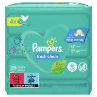 Pampers Chusteczki Pielegnacyjne Fresh Clean 4X52 Szt - Pampers