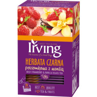 Irving Herbata Czarna Poziomkowa Z Wanilią 30 G (20X1,5 G) - Irving
