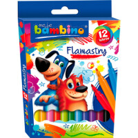 Bambino Flamastry 12 Kolorów - Bambino