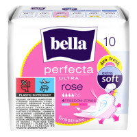 Podpaski Bella Perfecta Ultra Rose Deo Fresh 10 Szt. Extra Soft - BELLA