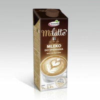 Mleko Uht Milatte 3,2% 1L Do Spieniania Mlekpol - MLEKPOL