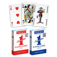 Karty Waddingtons No.1 Czerwone/Niebieskie - Winnigs Moves