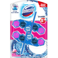 Kostki Do Toalet Domestos Power 5+ Blue Water - Pink Magnolia - Domestos