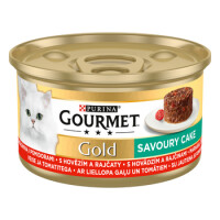 Gourmet™ Gold Savoury Cake Z Wołowiną I Pomidorami 85G - Gourmet
