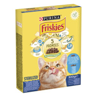 Friskies® Sterilized Z Pyszną Mieszanką Łososia I Tuńczyka I Z Warzywami 300G - Friskies