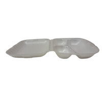 Huhtamaki Menubox 3Dzielny Biały Styropianowy Xps (50 Szt) - Huhtamaki