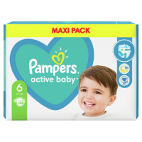 Pampers Active Baby Rozmiar 6, 44 Pieluszki, 13-18 Kg - Pampers