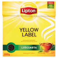 Lipton Yellow Label Herbata Czarna Liściasta 100 G - LIPTON