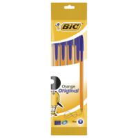 Bic Orange® Original Długopis Niebieski Pouch 4 Szt. - BiC