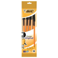 Bic Orange® Original Długopis Czarny Pouch 4 Szt. - BiC