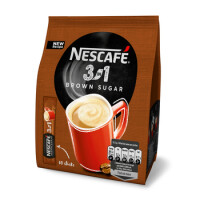 Nescafé 3In1 Brown Sugar Rozpuszczalny Napój Kawowy 10 X 16,5G - Nescafe