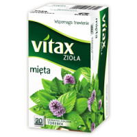 Herbata Vitax Zioła Mięta 20 Torebek X 1,5G - VITAX