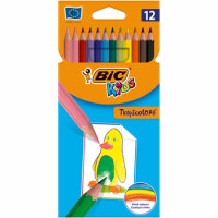 Bic Kids Tropicolors Kredki Ołówkowe Opakowanie 12 Sztuk - BiC Kids ®