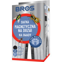 Bros Siatka Na Drzwi Magnetyczna 100X220 Czarna - BROS