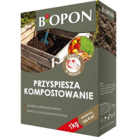 Bopon - Preparat Przyspieszający Kompostowanie 1Kg + Rękawiczki Gratis - BOPON