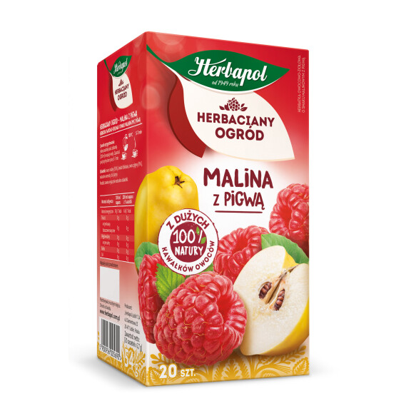 Herbaciany Ogród Herbatka Owocowa Malina Z Pigwą 20Tb/54G - Herbaciany Ogród