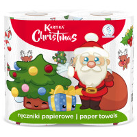 Kartika Christmas Ręcznik Papierowy 2 Rolki 2-Warstwowy - KARTIKA