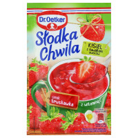 Dr. Oetker Słodka Chwila Kisiel Truskawkowy Z Owocami 31,5G - Dr. Oetker