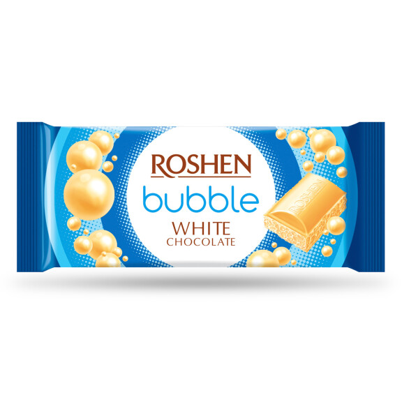 Czekolada Bąbelkowa Roshen Biała 80 G - Roshen
