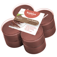 Bolsius Świece Zapachowe Maxi Light 8 Szt True Scents Drzewo Agarowe - Bolsius