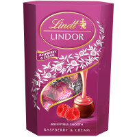 Lindor Raspberry & Cream Cornet 200G - Lindor