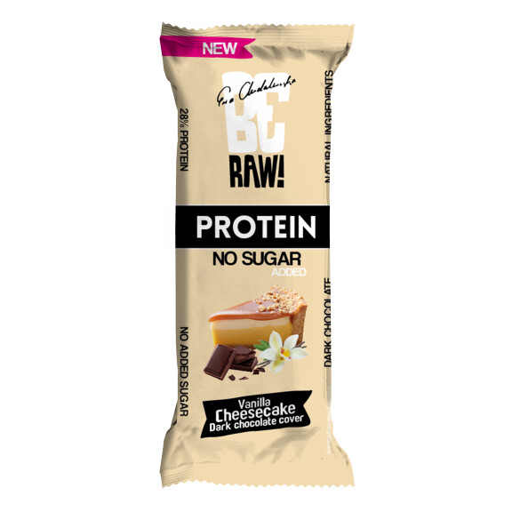 Beraw Baton Protein 28% Vanilla Cheesecake 40G - BeRAW