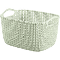 Kosz Prostokątny Knit S Biały - Curver
