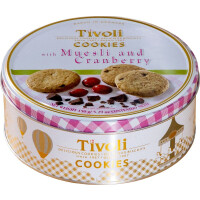 Tivoli Duńskie Kruche Ciastka Z Musli I Żurawiną 150G - Tivoli Cookies