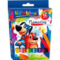 Bambino Flamastry 12 Kolorów - Bambino